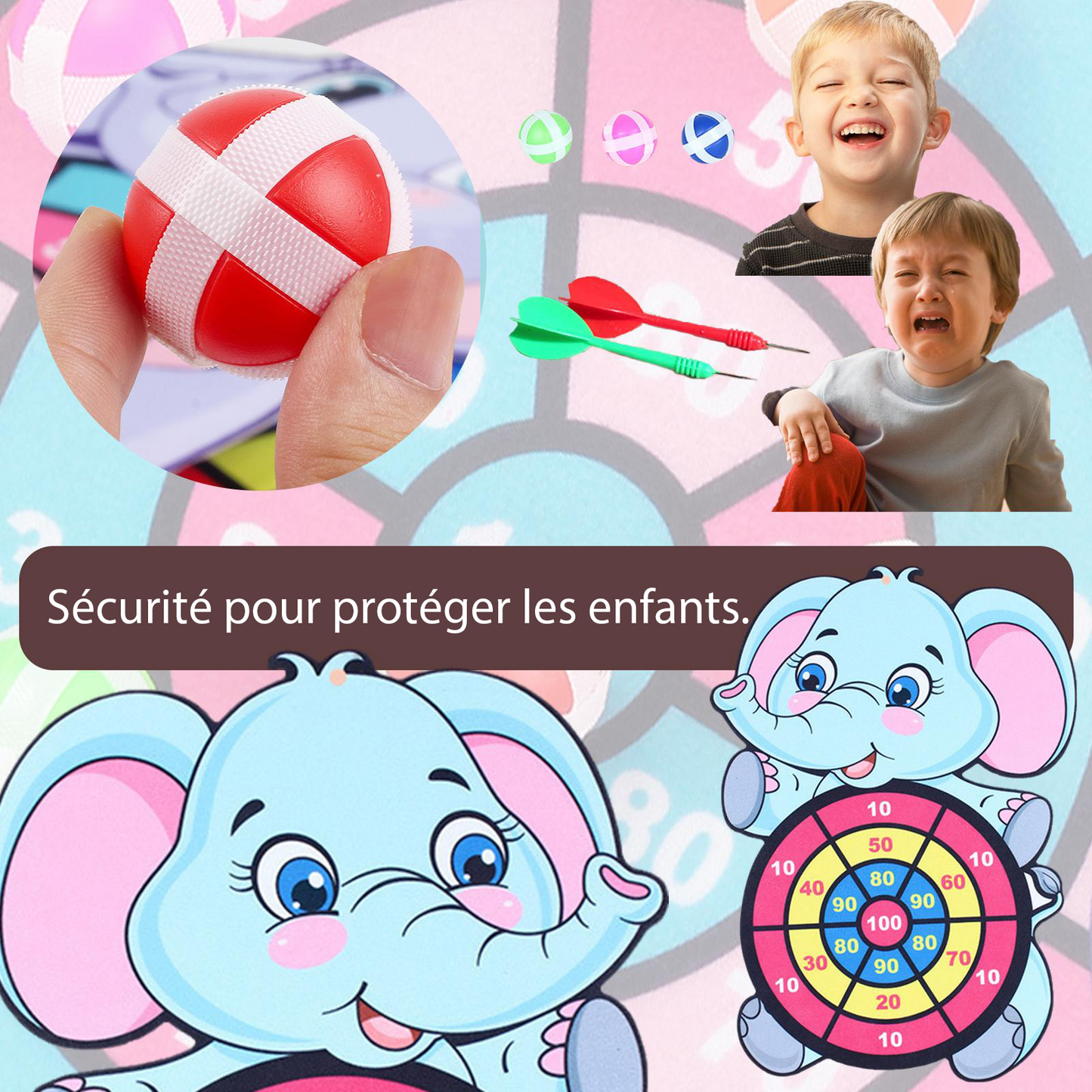 Jeu de fléchettes pour Enfants QuebecFinds™