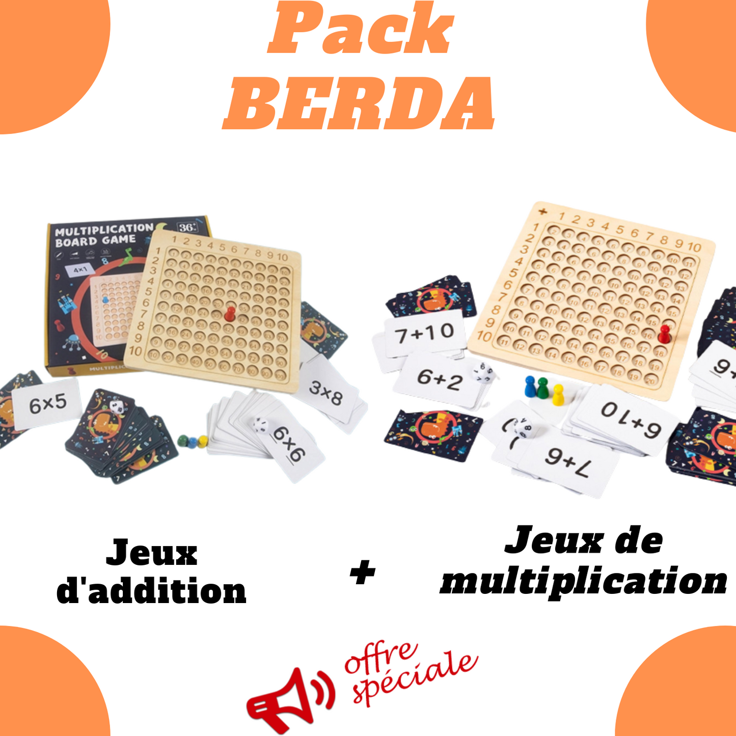 JEUX DE TABLE ( MULTIPLICATION / ADDITION) QuebecFinds™