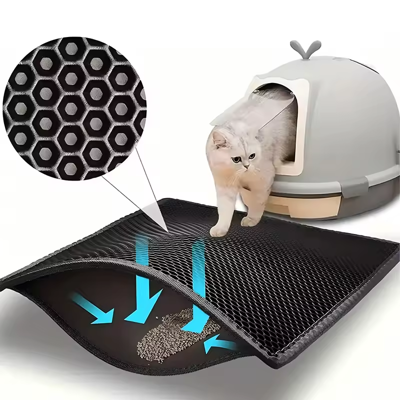Tapis Hygiénique Collecteur de Litière pour Chats