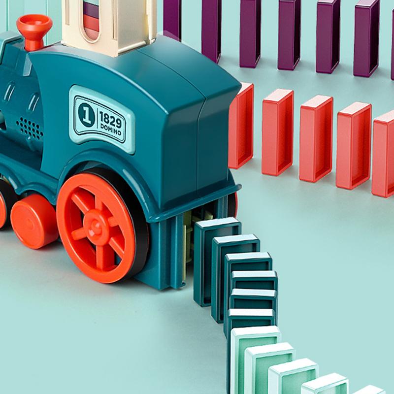 TRAIN AUTOMATIQUE POUR CIRCUIT DE DOMINOS