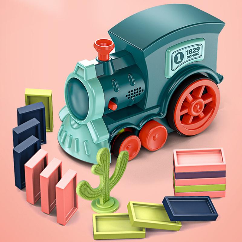 TRAIN AUTOMATIQUE POUR CIRCUIT DE DOMINOS