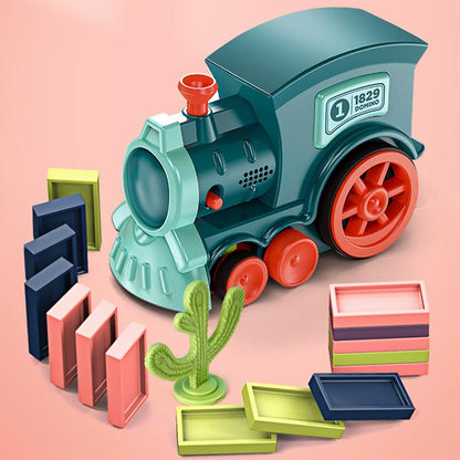 TRAIN AUTOMATIQUE POUR CIRCUIT DE DOMINOS