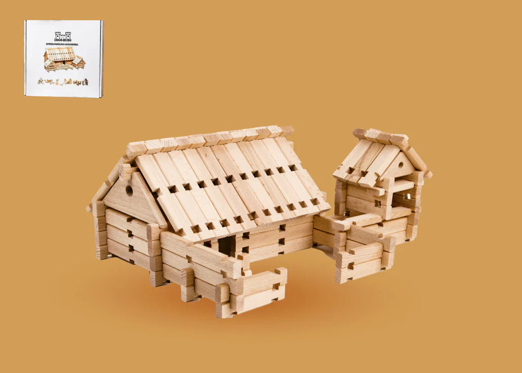 🏰 Château BoisMagik™— Le Kit de Construction en Bois Qui Transforme Chaque Enfant en Petit Architecte