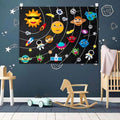 Tableau en feutre pour enseigner aux enfants BERDA™