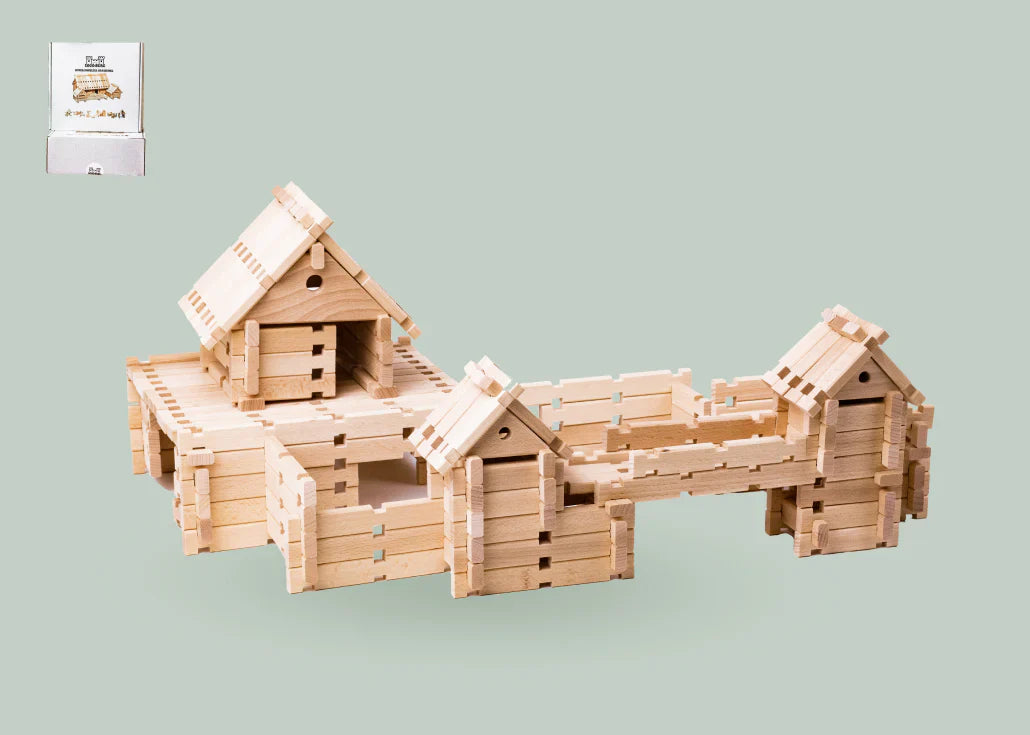 🏰 Château BoisMagik™— Le Kit de Construction en Bois Qui Transforme Chaque Enfant en Petit Architecte