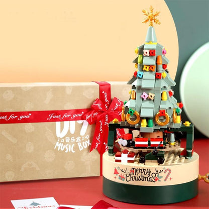 Boîte à Musique Rotative d'arbre de Noël