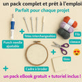 Kit Punch Needle Complet – Créez, Brodez, Détendez-vous !