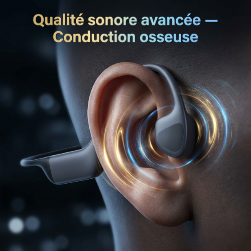 Casque Sport à Conduction Osseuse Ultra-Léger.