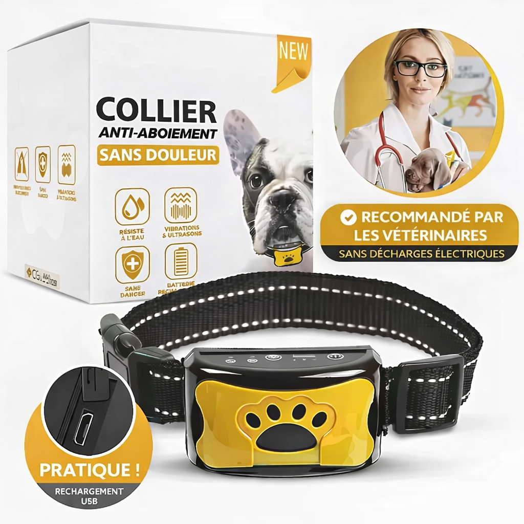 Collier Anti-Aboiement Intelligent