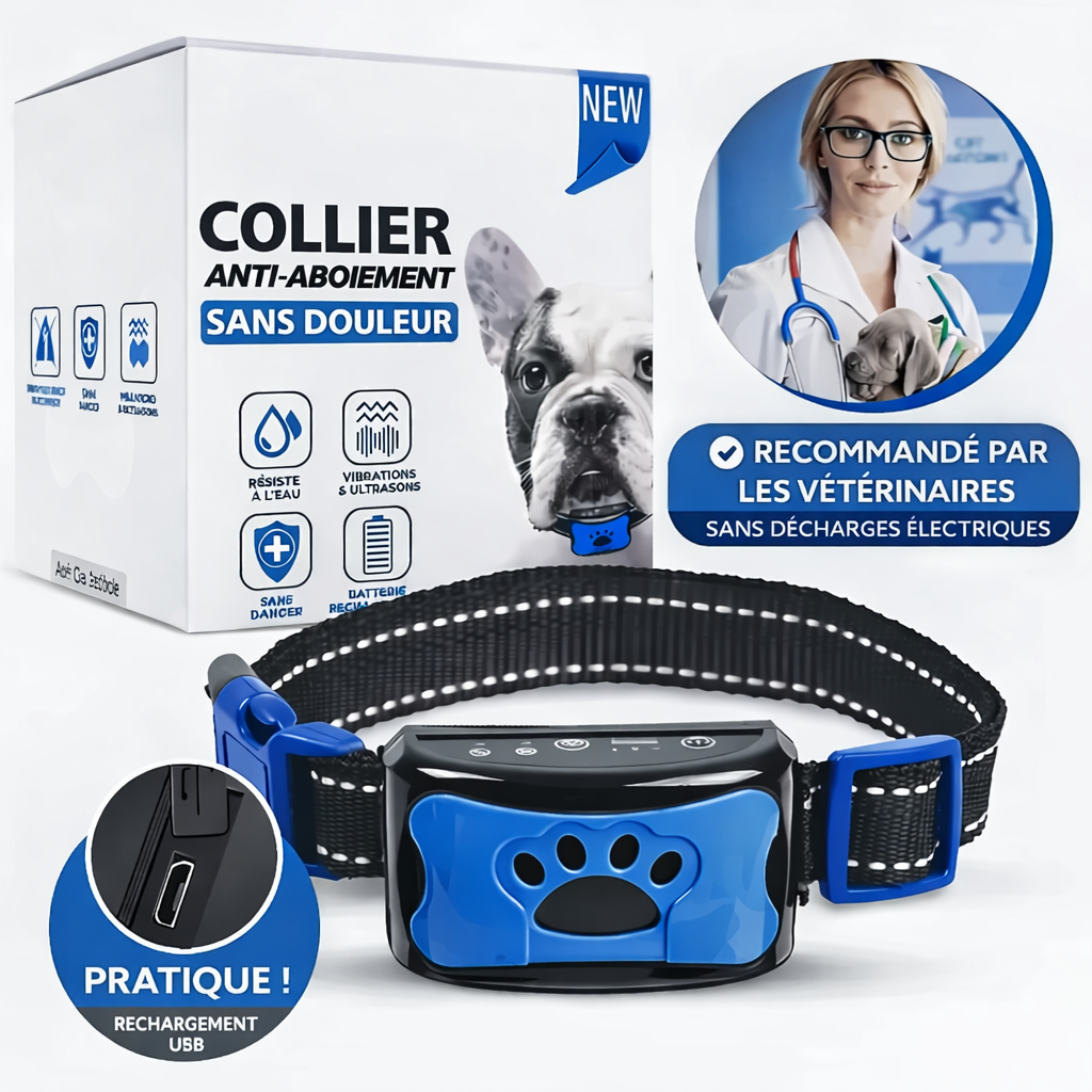 Collier Anti-Aboiement Intelligent