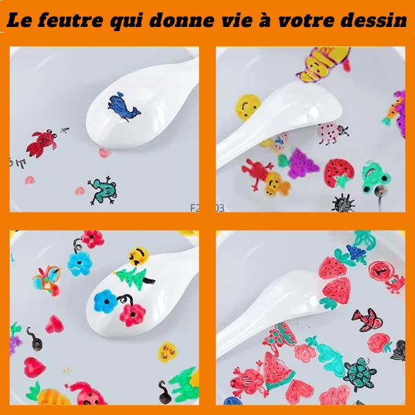 Feutres magiques QuebecFinds™ -Le feutre qui donne vie à votre dessin