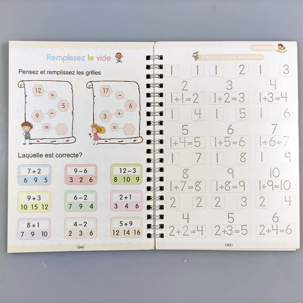 Cahier d'écriture calligraphie ((4 livres))