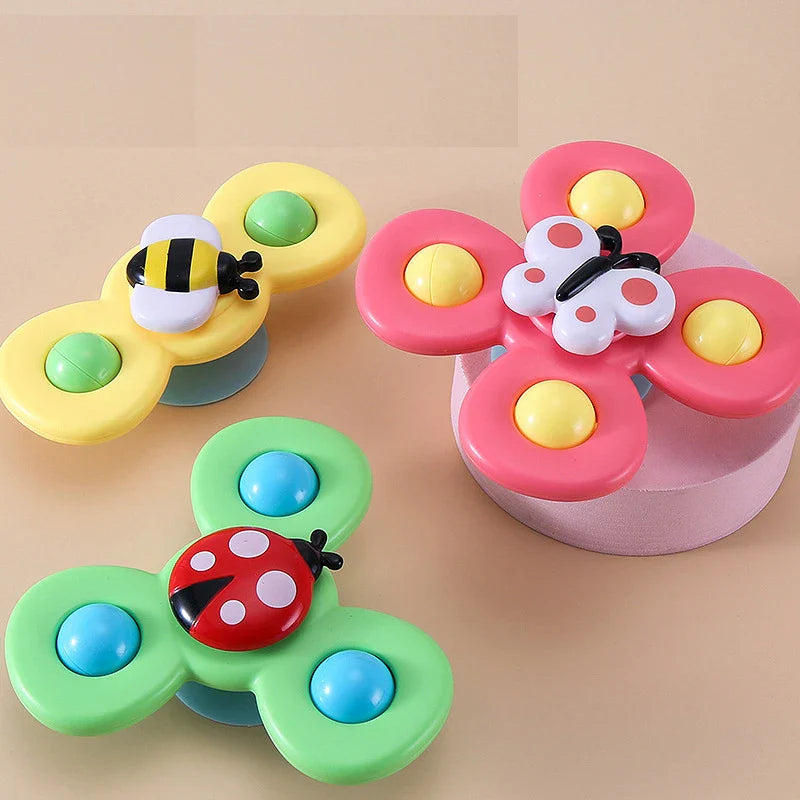 Lot de 3 Jouets d'Éveil rotatif pour enfants
