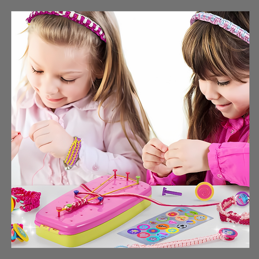 kit de tressage de bracelets colorés - QuebecFinds™