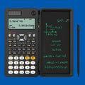 Calculatrice scientifique solaire avec bloc-notes LCD