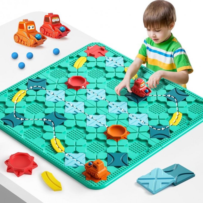 Labyrinthe de route Montessori pour enfants