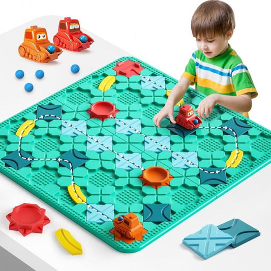 Labyrinthe de route Montessori pour enfants