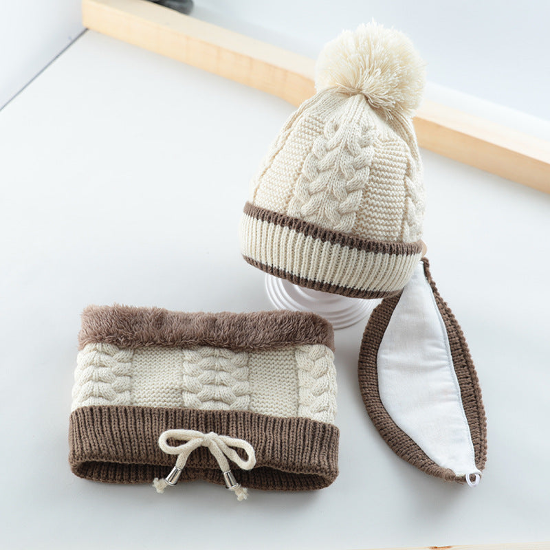 Bonnet triple protection (tête, visage, cou) pour enfant