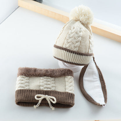 Bonnet triple protection (tête, visage, cou) pour enfant