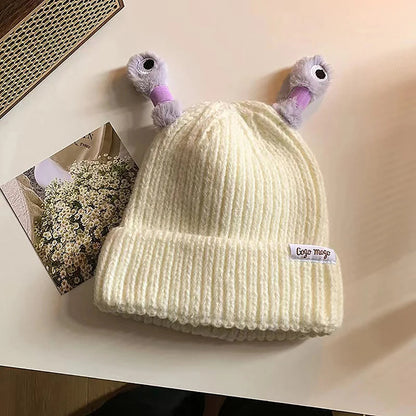 🔥 Bonnet en tricot mignon lumineux pour parent et enfant 🔥