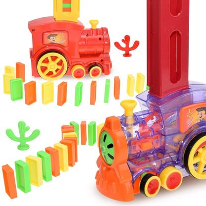 TRAIN AUTOMATIQUE POUR CIRCUIT DE DOMINOS