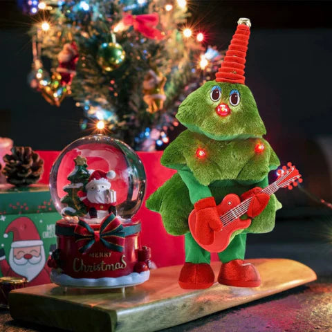 Chanteur de Noël animé