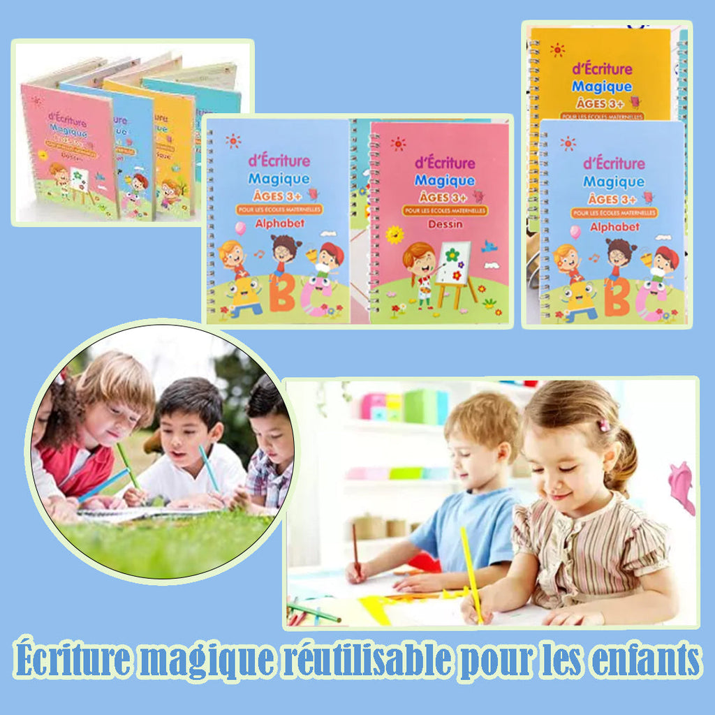 Aidez vos enfants à écrire en 14 jours | Cahier d'Écriture Magique