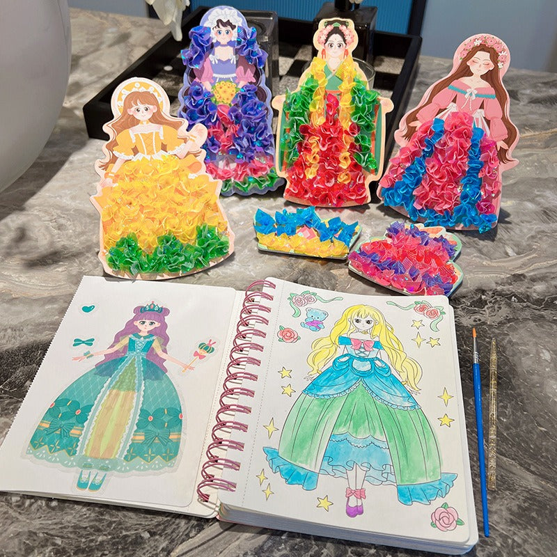 PrincesseCréa™ – Kit Artistique & Robes Texturées 3D