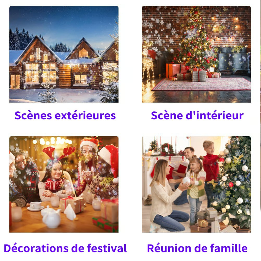 LumiFest™ – Projecteur Noël Animé Ultra-Lumineux