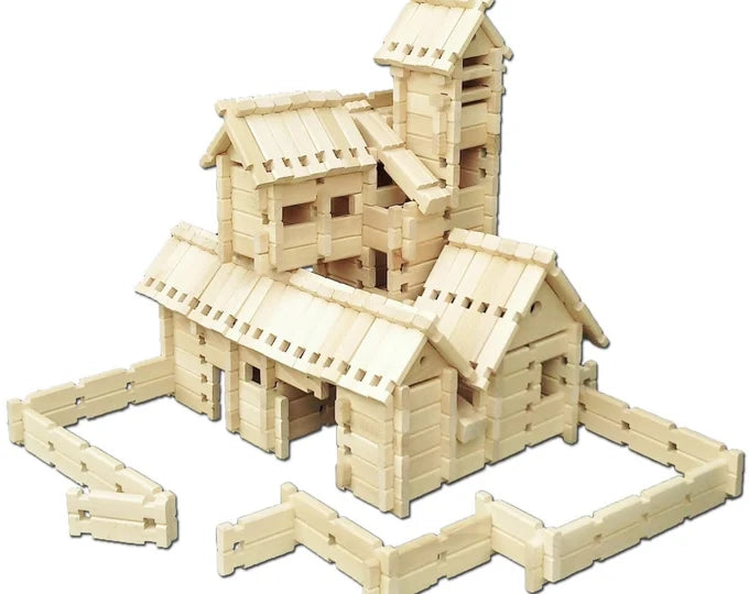 🏰 Château BoisMagik™— Le Kit de Construction en Bois Qui Transforme Chaque Enfant en Petit Architecte