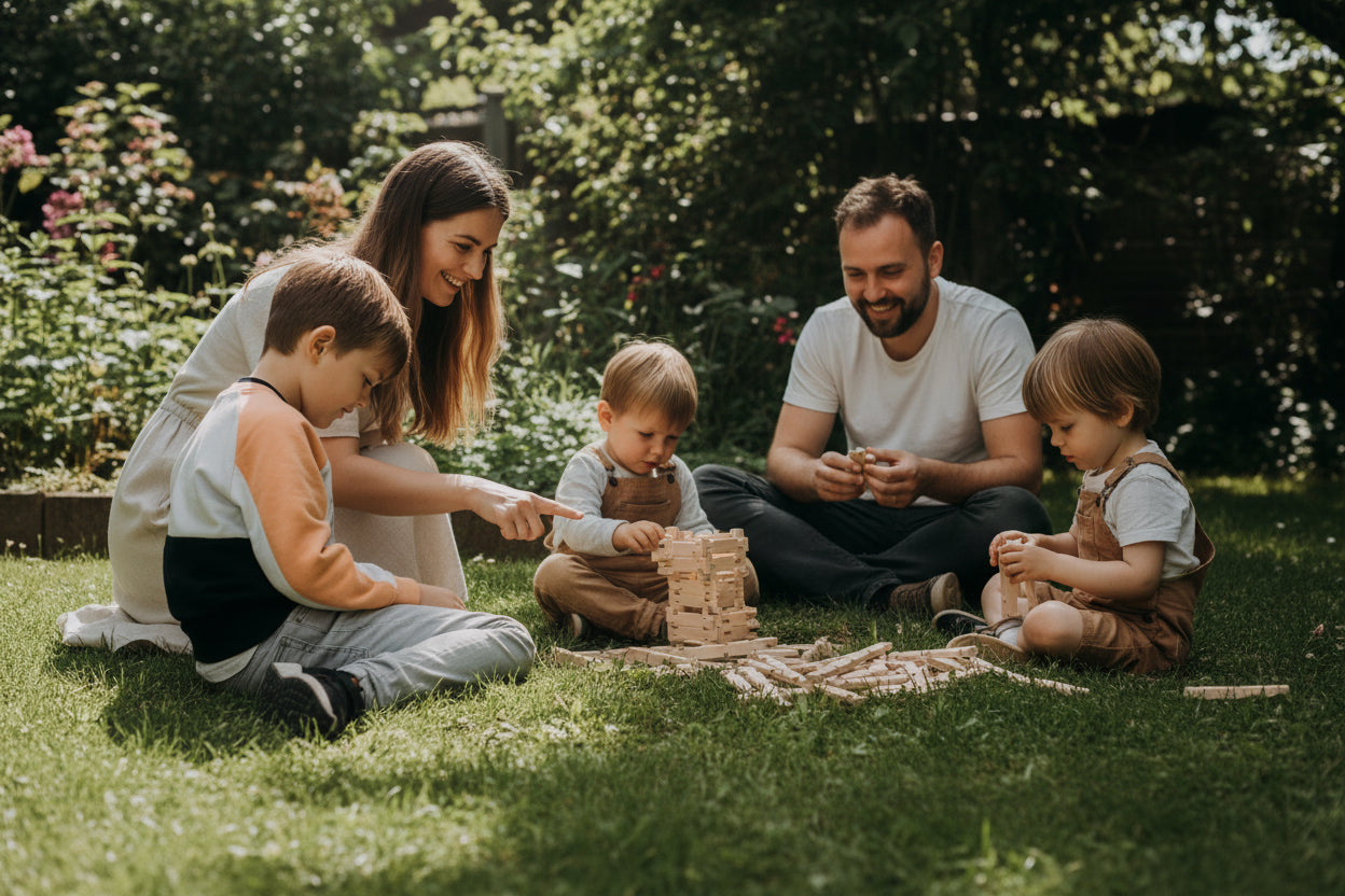 🏰 Château BoisMagik™— Le Kit de Construction en Bois Qui Transforme Chaque Enfant en Petit Architecte