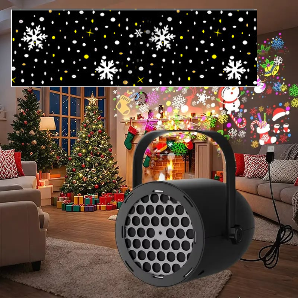 LumiFest™ – Projecteur Noël Animé Ultra-Lumineux