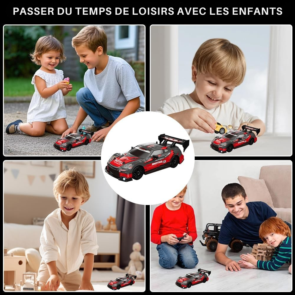 DriftX™ – Voiture RC de Drift Intérieur Haute Précision